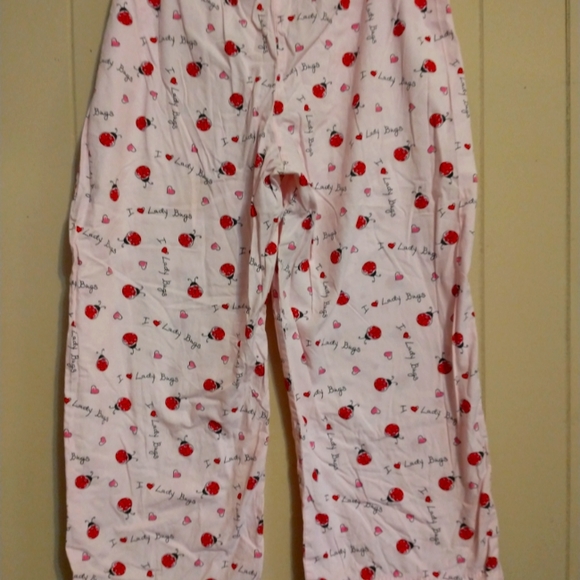 Intimate Classics Capri Ladybugs Pajama Pant - Picture 3 of 4